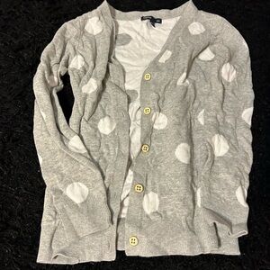 Size 8 GIRLS GAP Factory Polka Dot Cardigan A3